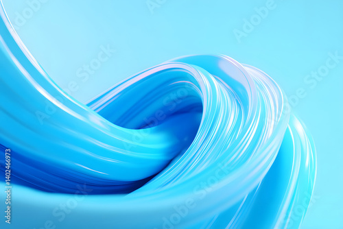 Dynamic fluid color gradient background, abstract KV main visual business PPT background