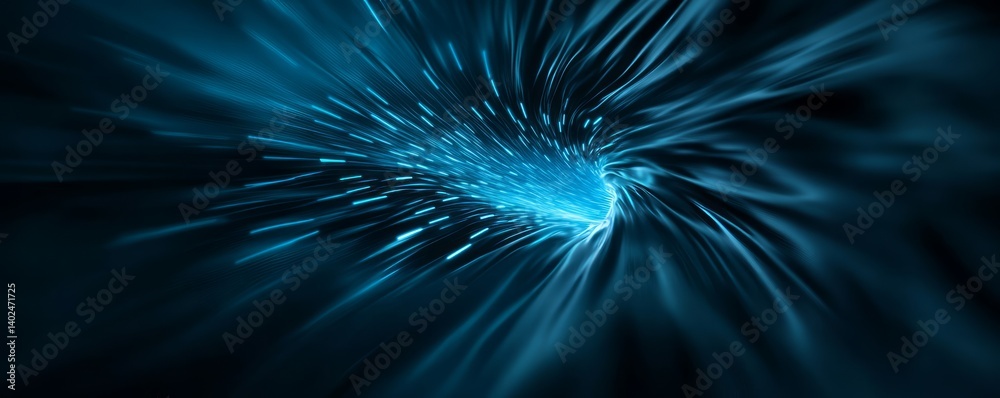 Abstract Blue Light Tunnel Vortex Digital Art of excellence in splendor beyond compare with grace in style Abstract Blue Light Tunnel Vortex Digital Art of excellence in splendor beyond compare with grace in style