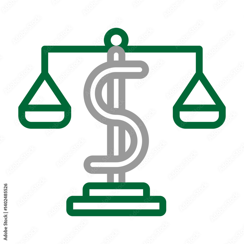 Financial Regulation Vector Line Dark Green Grey Icon Design Financial Regulation Vector Line Dark Green Grey Icon Design