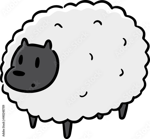 Illustration of sheep
