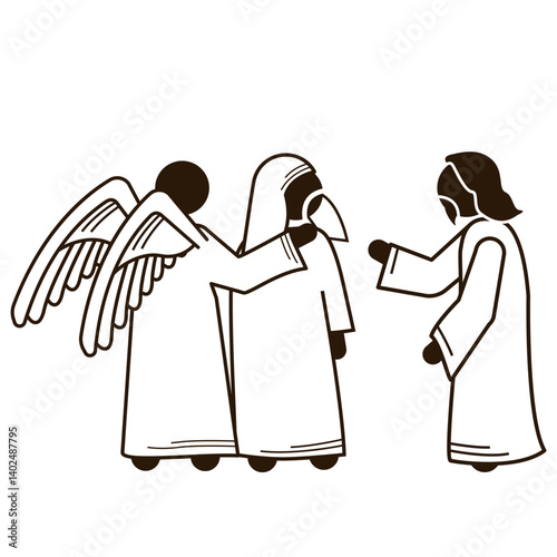 angel vector illustration