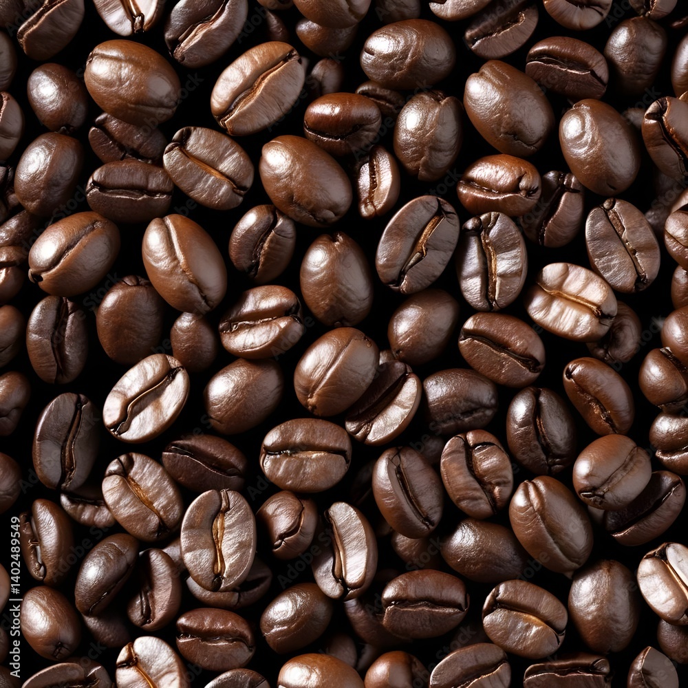 Fototapeta premium Roasted Coffee Beans Background