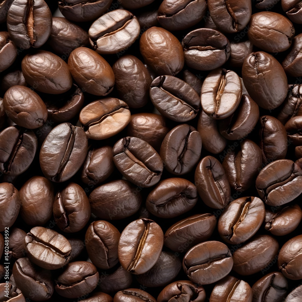 Fototapeta premium Roasted Coffee Beans Background