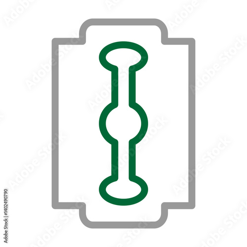 Blade Vector Line Dark Green Grey Icon Design