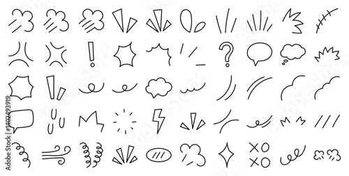 Manga Comic Expression Doodle
