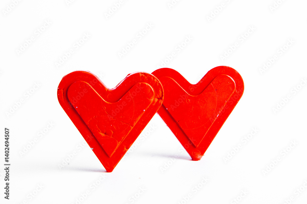 Valentines Day greeting card. Love is. Colorful hearts for valentines day or love background