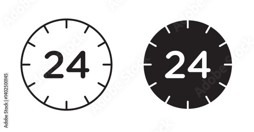 twenty four hours icon