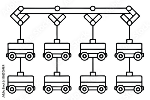 dynolift xt9 line art for industrial lifting solutions