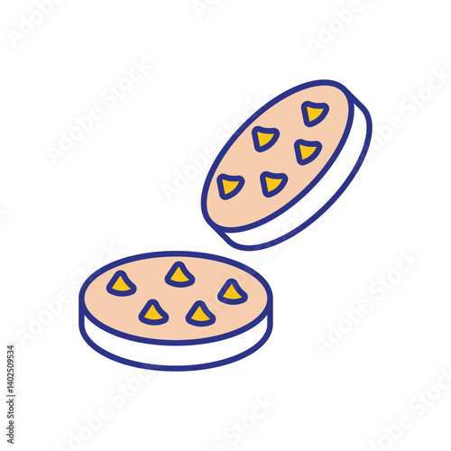 Cookies Icon vector stock illustration