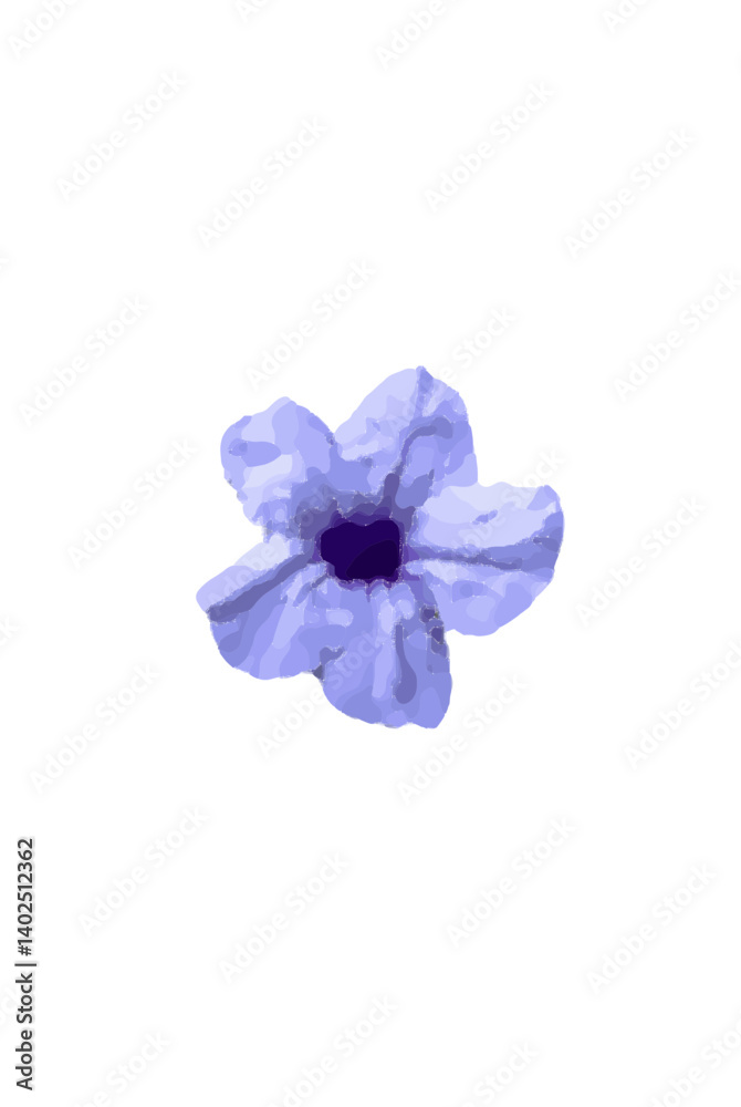 Obraz premium Sophisticated purple flower vector 