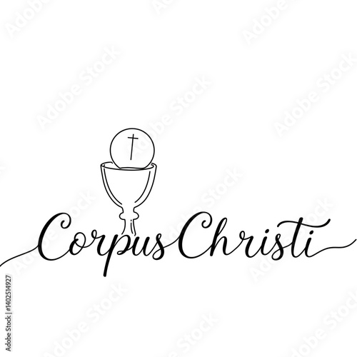 Elegant Corpus Christi Typo...