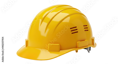 Isolated Yellow Hard Hat