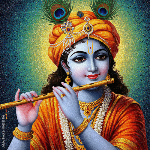 Enchanting Lord Krishna Pla...