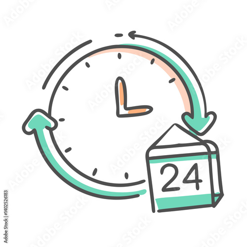 same day delivery icon, same day delivery vector illustration-simple illustration of same day delivery, perfect for same day delivery logos and icons