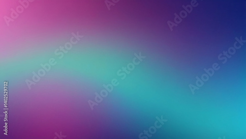 Abstract Gradient Background Purple, Magenta, Blue, Green, Teal