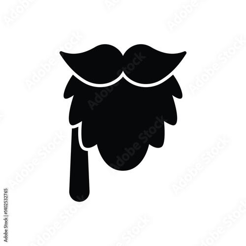 Photo Booth Props Icon vector stock illustration