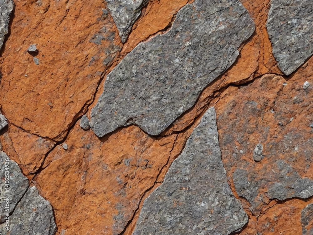 Close-up Texture of Brown, Orange, and Grey Stone Rugged Rock Surface Background for Design Close-up Texture of Brown, Orange, and Grey Stone Rugged Rock Surface Background for Design