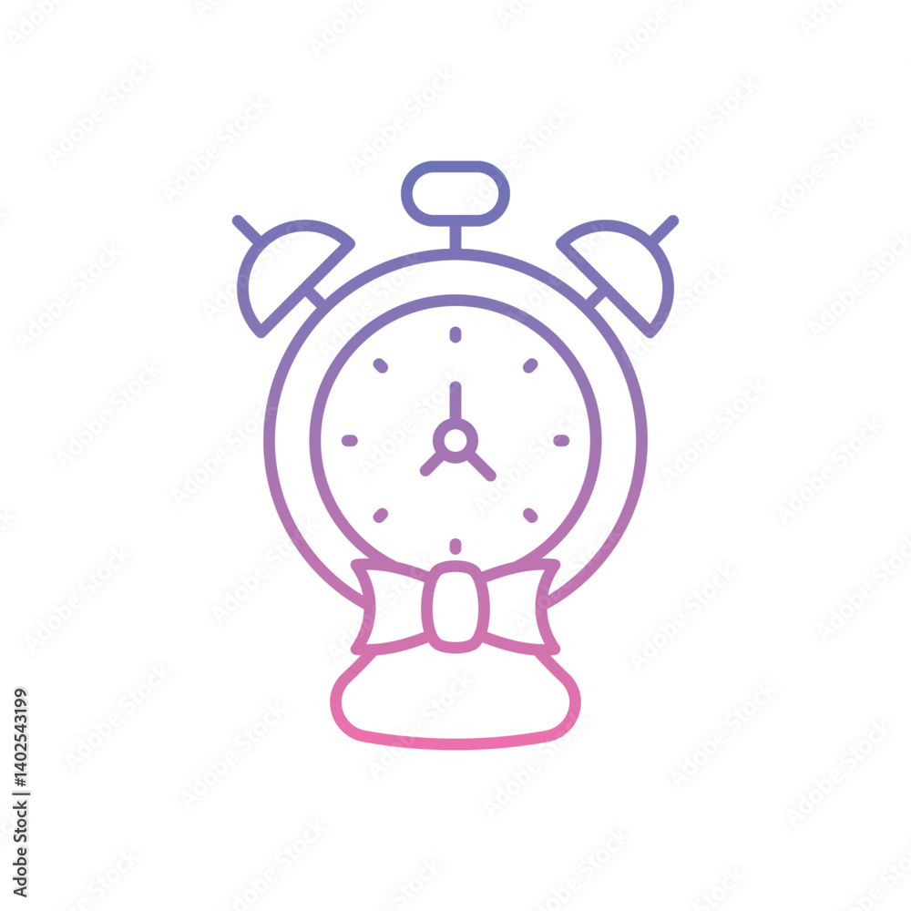 Birthday Countdown Clock Icon vector stock illustration Birthday Countdown Clock Icon vector stock illustration