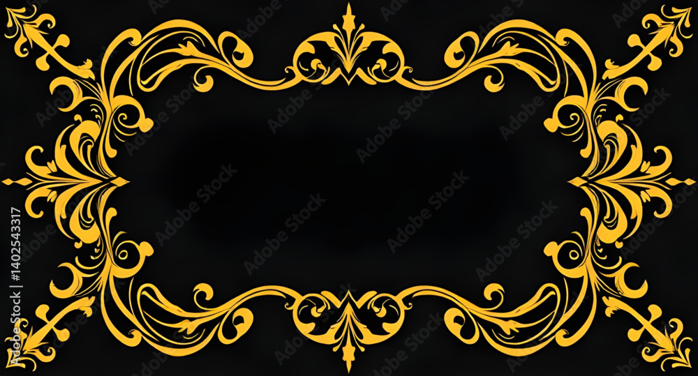 abstract floral frame abstract floral frame