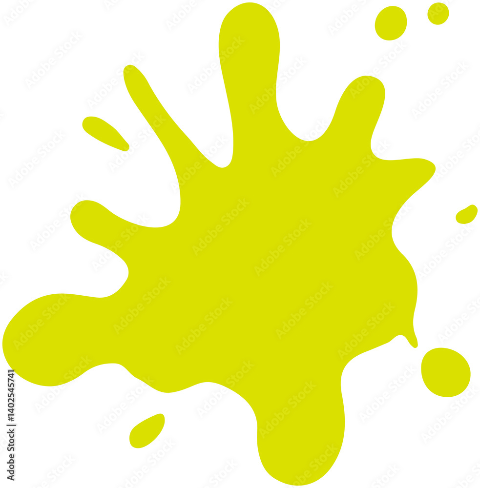 Obraz premium Green Paint Splash 