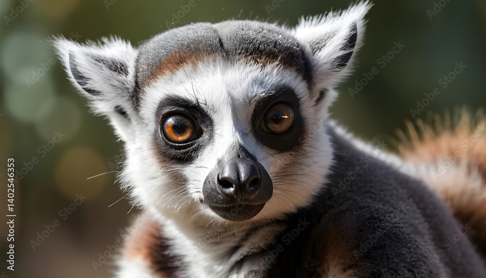 Obraz premium Ring-tailed Lemur Portrait