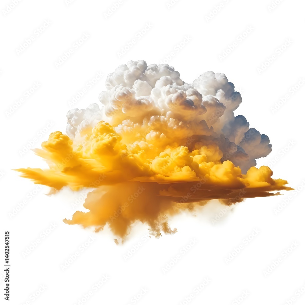 Golden Cumulus Cloudscape