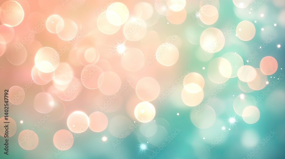 Gentle Soft Blurred Colorful Background with Bright Bokeh Effect Gentle Soft Blurred Colorful Background with Bright Bokeh Effect