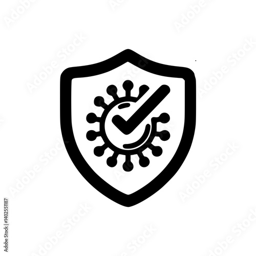 Virus Protection Shield Icon i