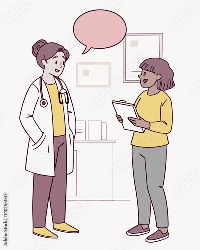 Dialogue entre un médecin est son patient 