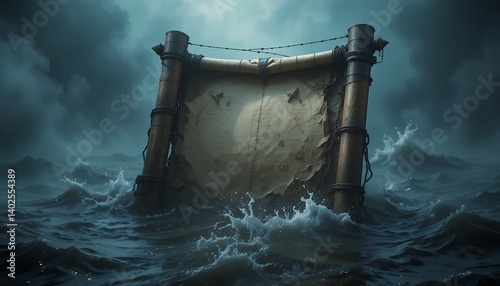 Ancient Pirate Scroll Emerges from the Depths A Mysterious Ocean Treasure