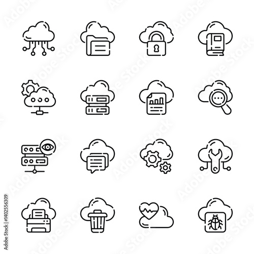 Get a glimpse of our handy cloud computing line collection