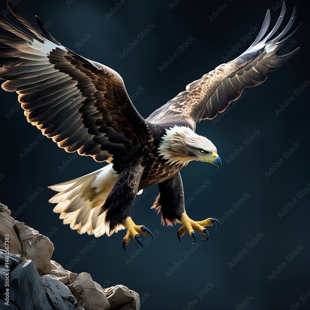 Obraz premium american bald eagle