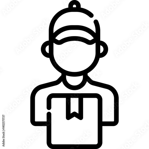 Delivery Boy Icon