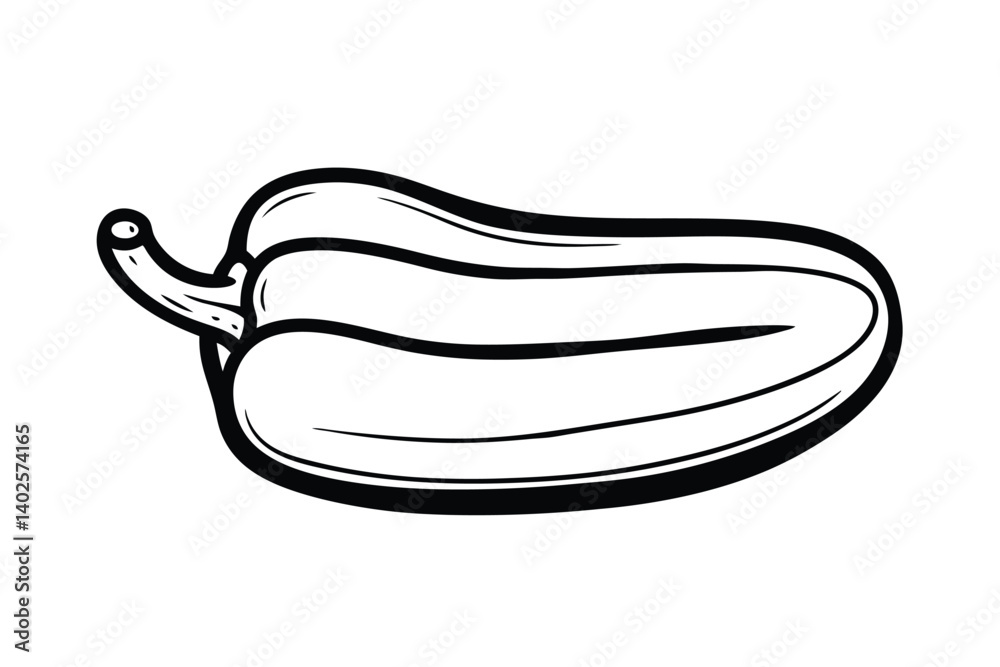 Black And White Line Art Of A Sweet Bell Pepper Vegetable Ingredient For Culinary Arts Designs And Creative Projects Black And White Line Art Of A Sweet Bell Pepper Vegetable Ingredient For Culinary Arts Designs And Creative Projects