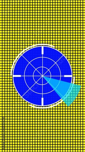 Wallpaper Mural RADAR HUD ANIMATION Torontodigital.ca