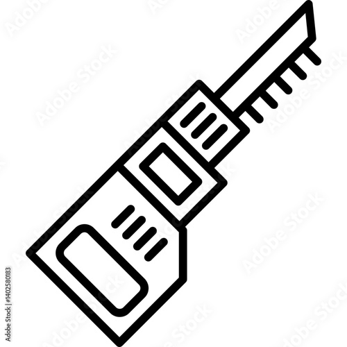 Sabre Saw Icon Vector Element