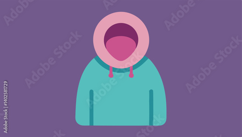 SensoryFriendly Hoodie A cozy hoodie made from soft tagless fabric depicted with a kangaroo pocket and a hood suited for those with sensory sensitivities.