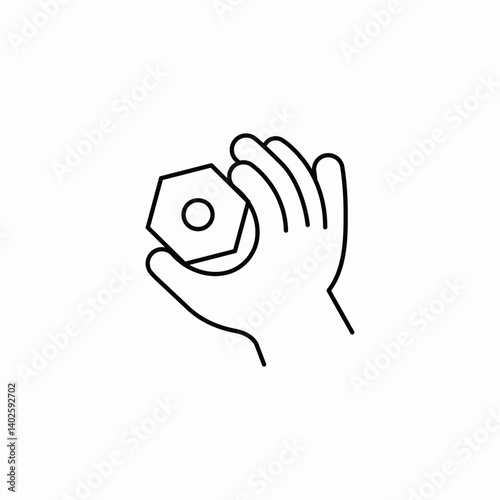 gear adjustment icon sign vector