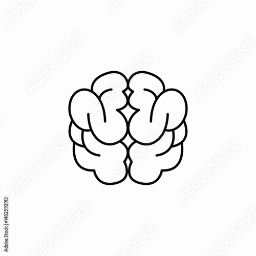 genius smart icon sign vector
