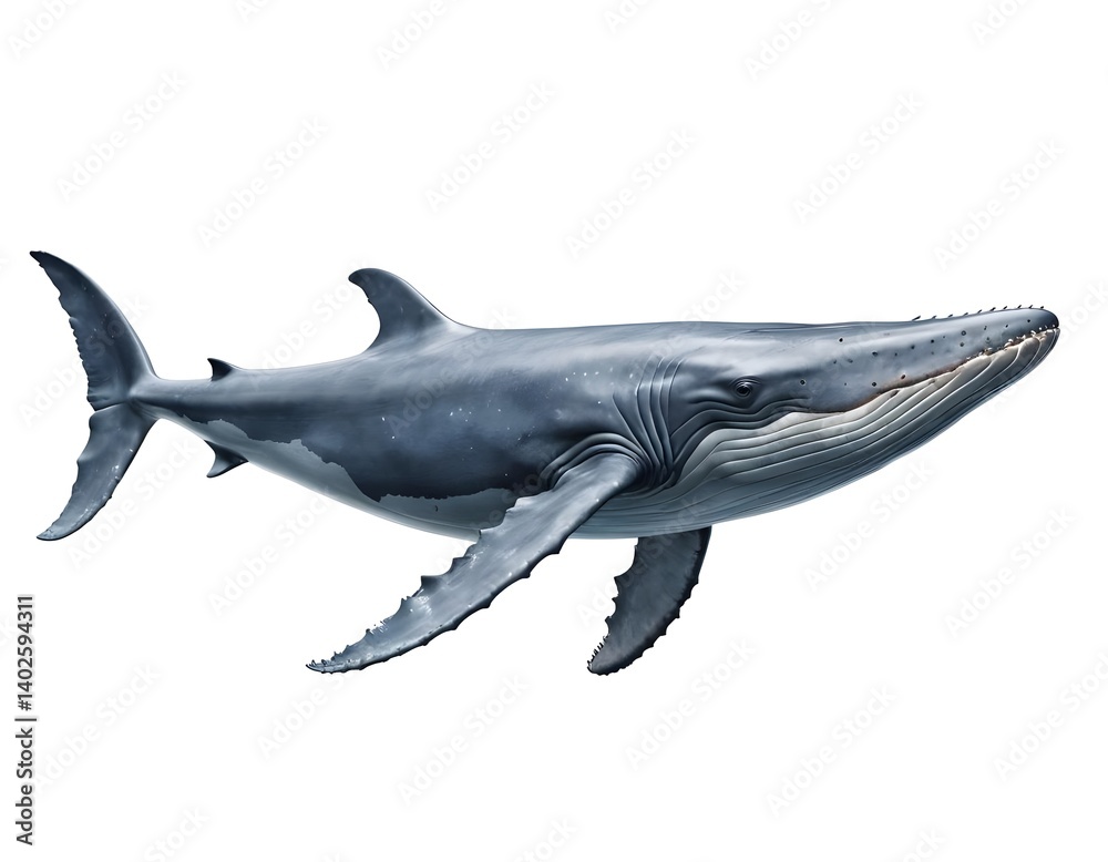Fototapeta premium Humpback Whale in the Ocean