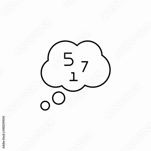 mathematics lesson icon sign vector
