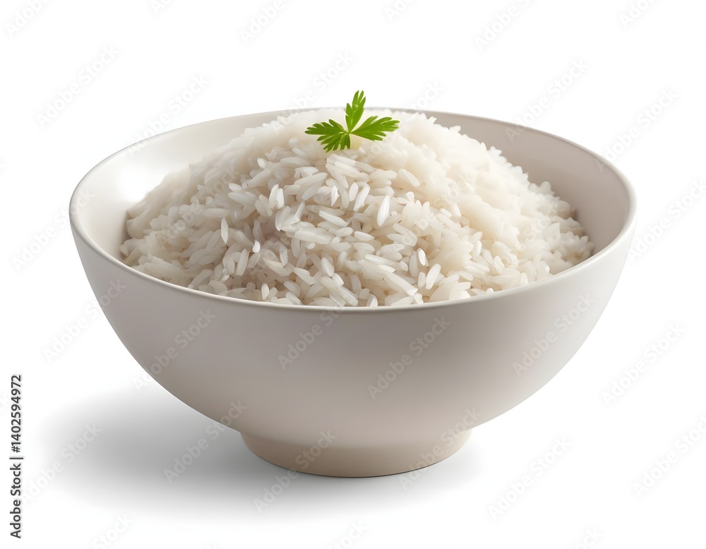 Bowl of Cooked White Rice Bowl of Cooked White Rice