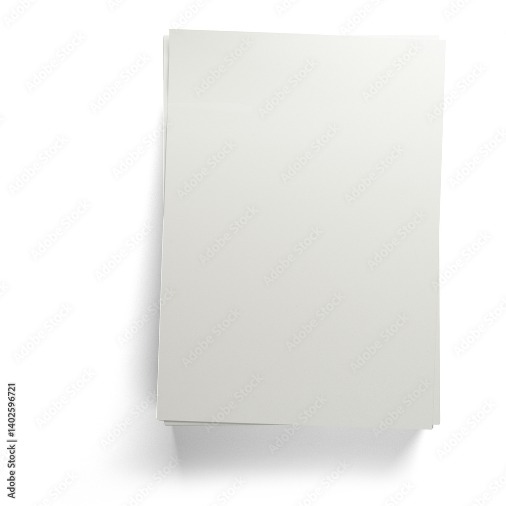A stack of blank white paper sheets, ready for printing or writing. A stack of blank white paper sheets, ready for printing or writing.