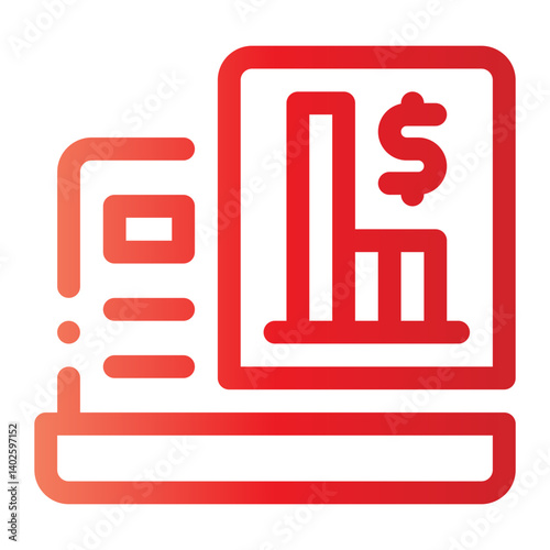 analytics gradient icon