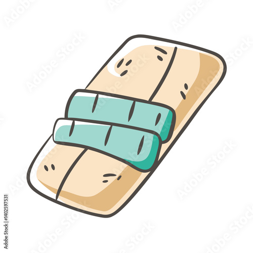 bandage icon, bandage vector illustration-simple illustration of bandage, perfect for bandage logos and icons