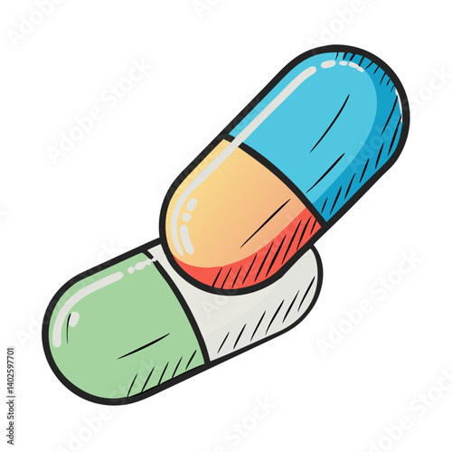 capsule icon, capsule vector illustration-simple illustration of capsule, perfect for capsule logos and icons