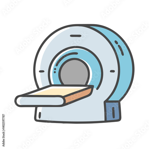 ct scanner icon, ct scanner vector illustration-simple illustration of ct scanner, perfect for ct scanner logos and icons