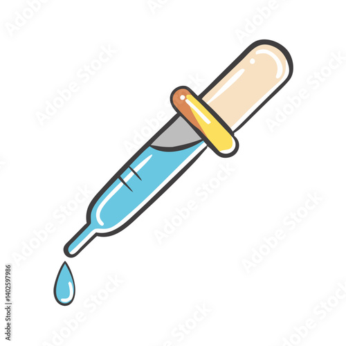 dropper icon, dropper vector illustration-simple illustration of dropper, perfect for dropper logos and icons