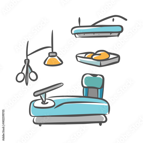 surgery room icon, surgery room vector illustration-simple illustration of surgery room, perfect for surgery room logos and icons