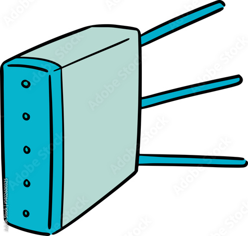 Illustration of wireless router
